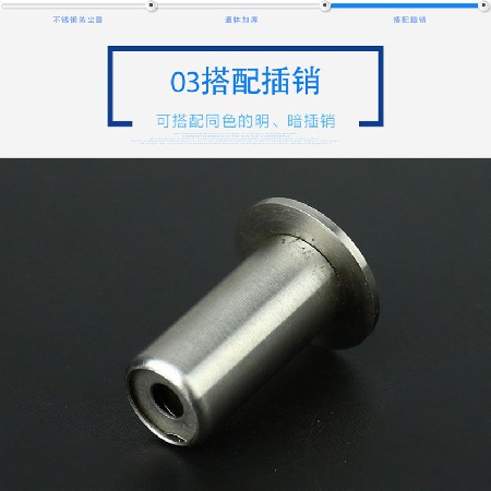 不锈钢防尘器批发 门锁防沙器 插销伴侣 门用隐形暗插销附带配件